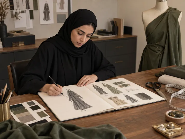 مشهد فني توضيحي من أكاديمية الفن