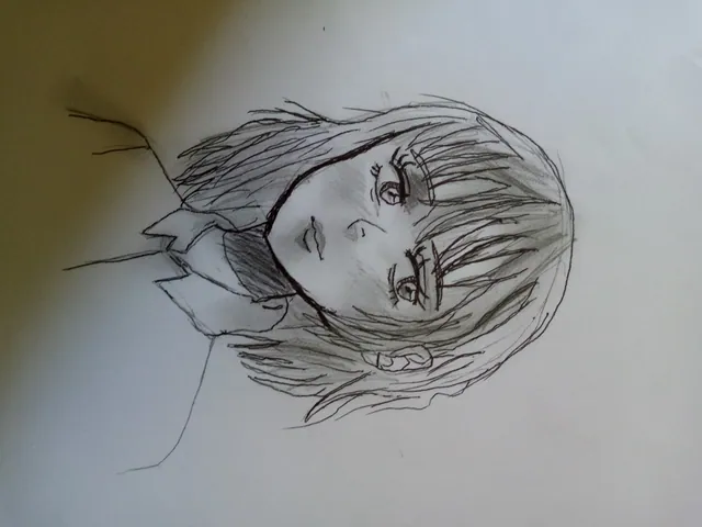رسم وجه شخصية بالقلم